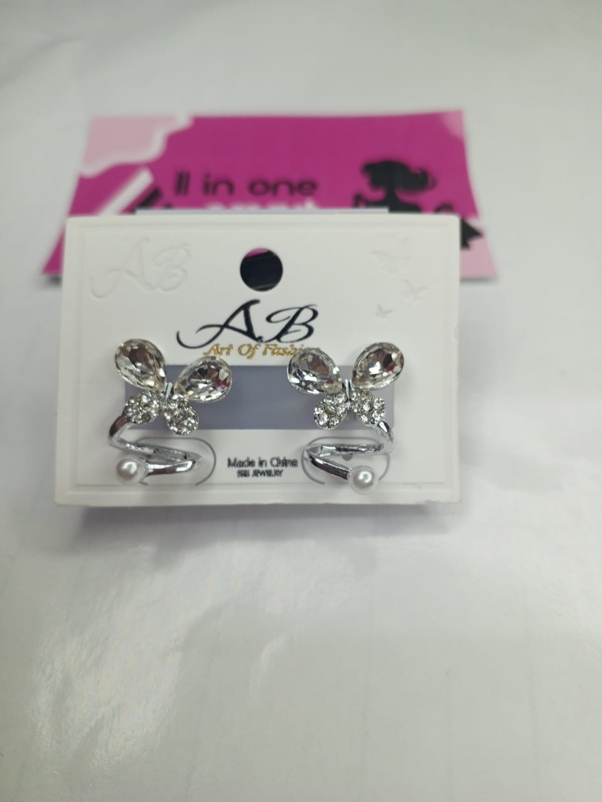 elegant butterfly crystal earrings elegant butterfly crystal earrings