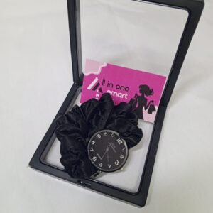 black scrunchie watch