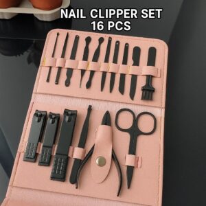 manicure pedicure grooming kit professional 16pcs manicure set